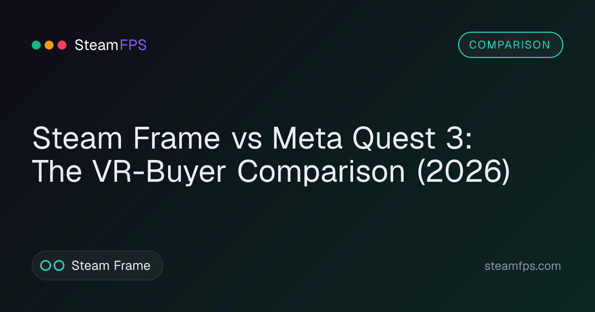 Steam Frame vs Meta Quest 3: The VR-Buyer Comparison (2026)